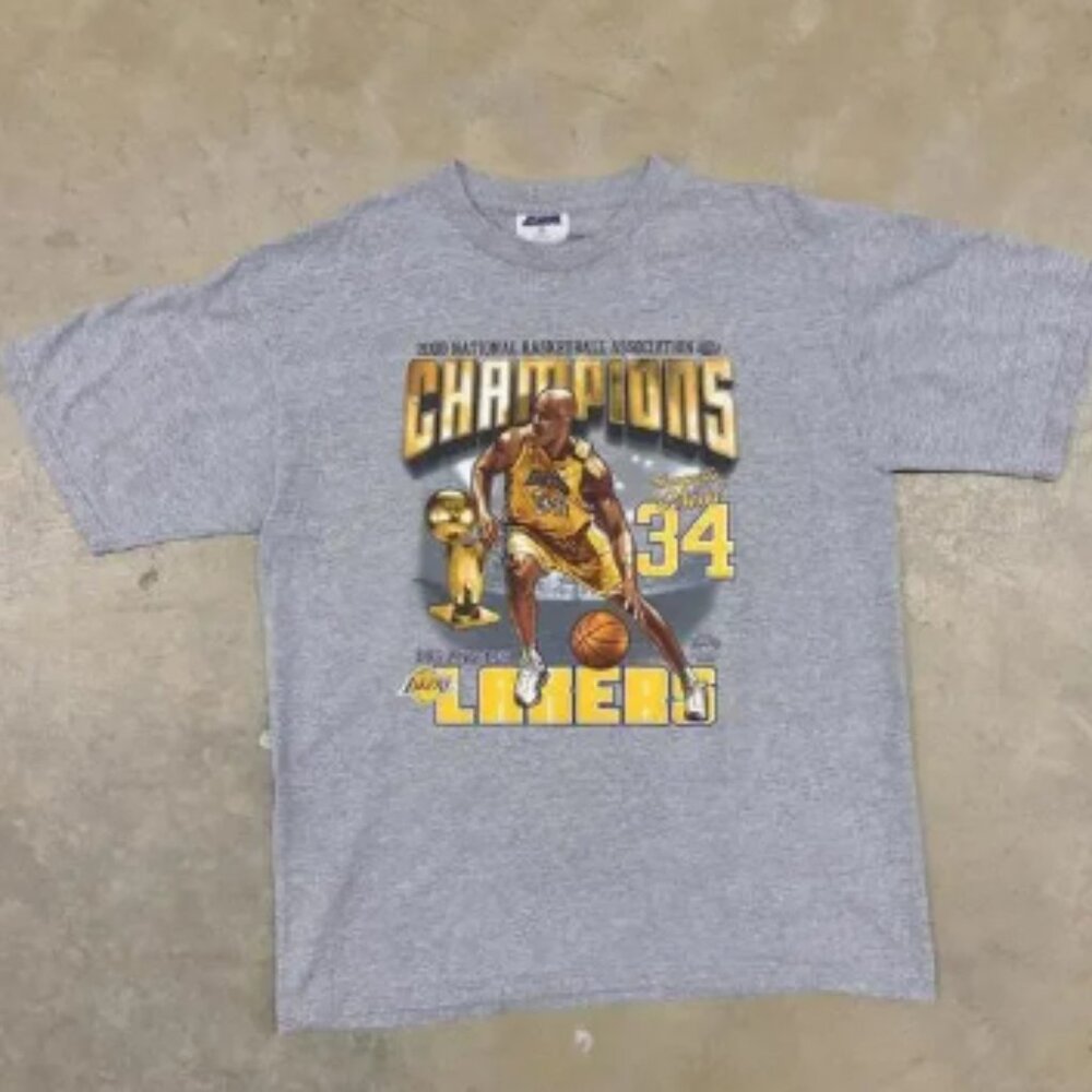 Vintage‎ 2000 Shaquille O’Neal LosAngeles Lakers Champions NBA Tee